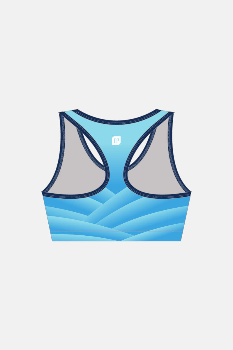 Blue Oceana Crop Top