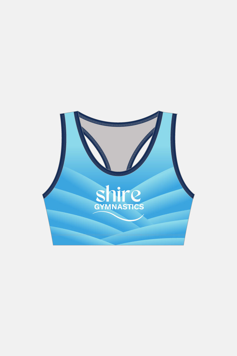 Blue Oceana Crop Top
