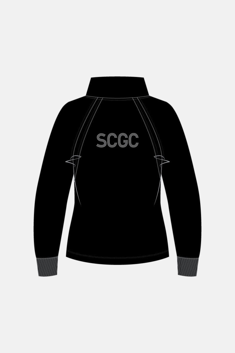 Black Streamline Fleece Jacket