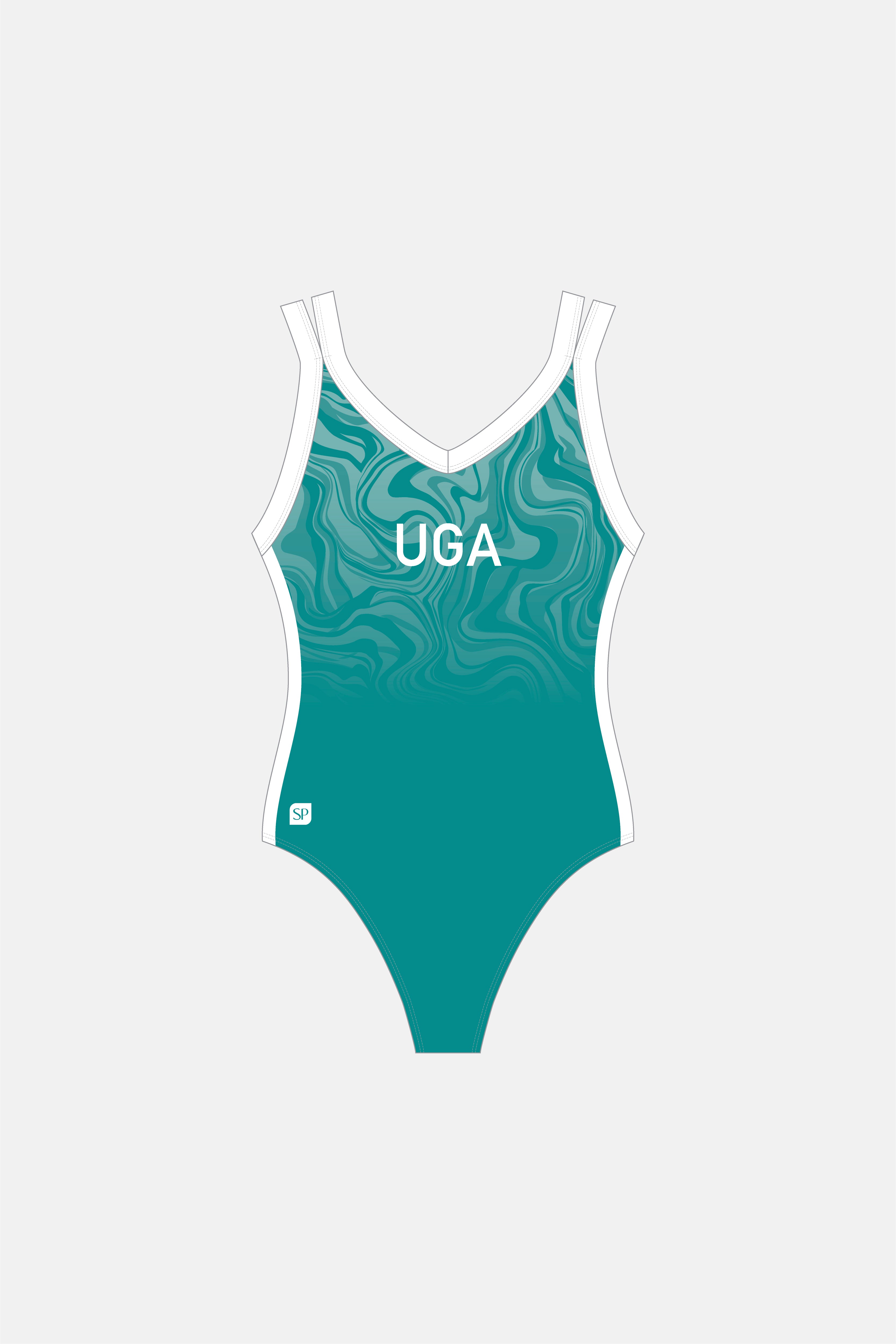 Teal Ripple SLS Leotard