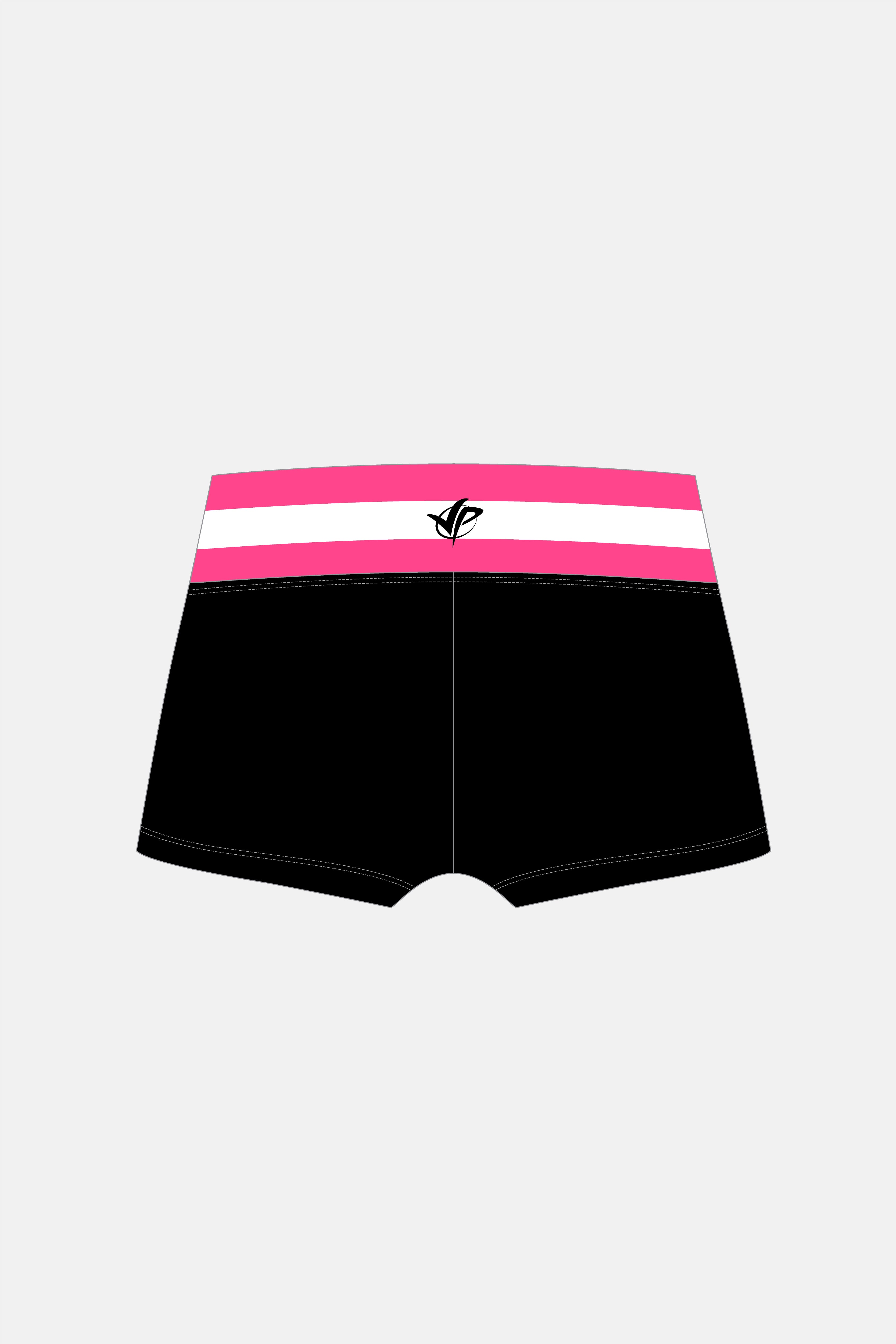 Neon Coral Olympiad Shorts