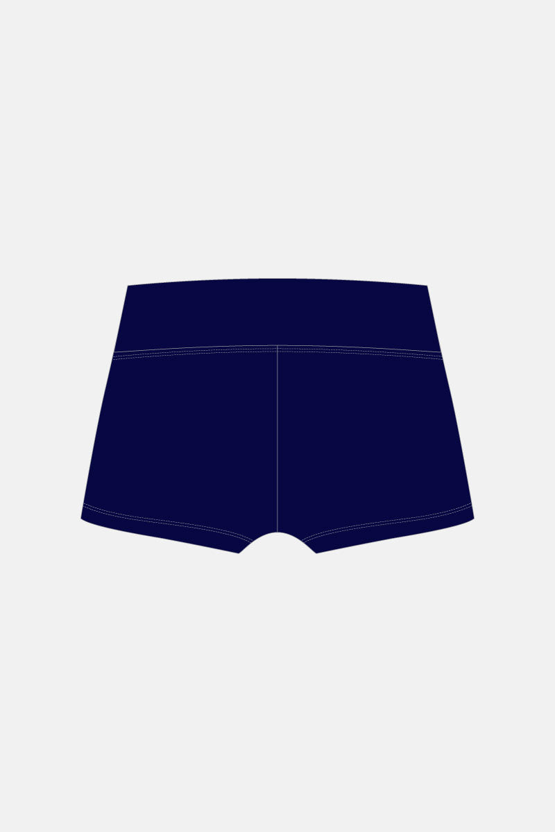 Navy Matt Waistband Shorts