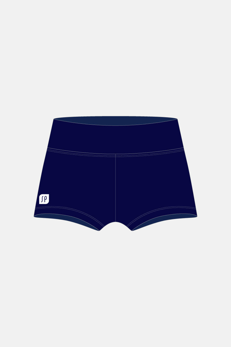 Navy Matt Waistband Shorts
