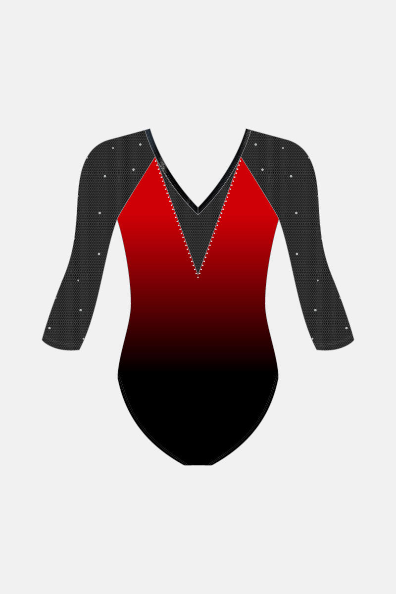 L7-10 Comp 3/4 Slv Leotard