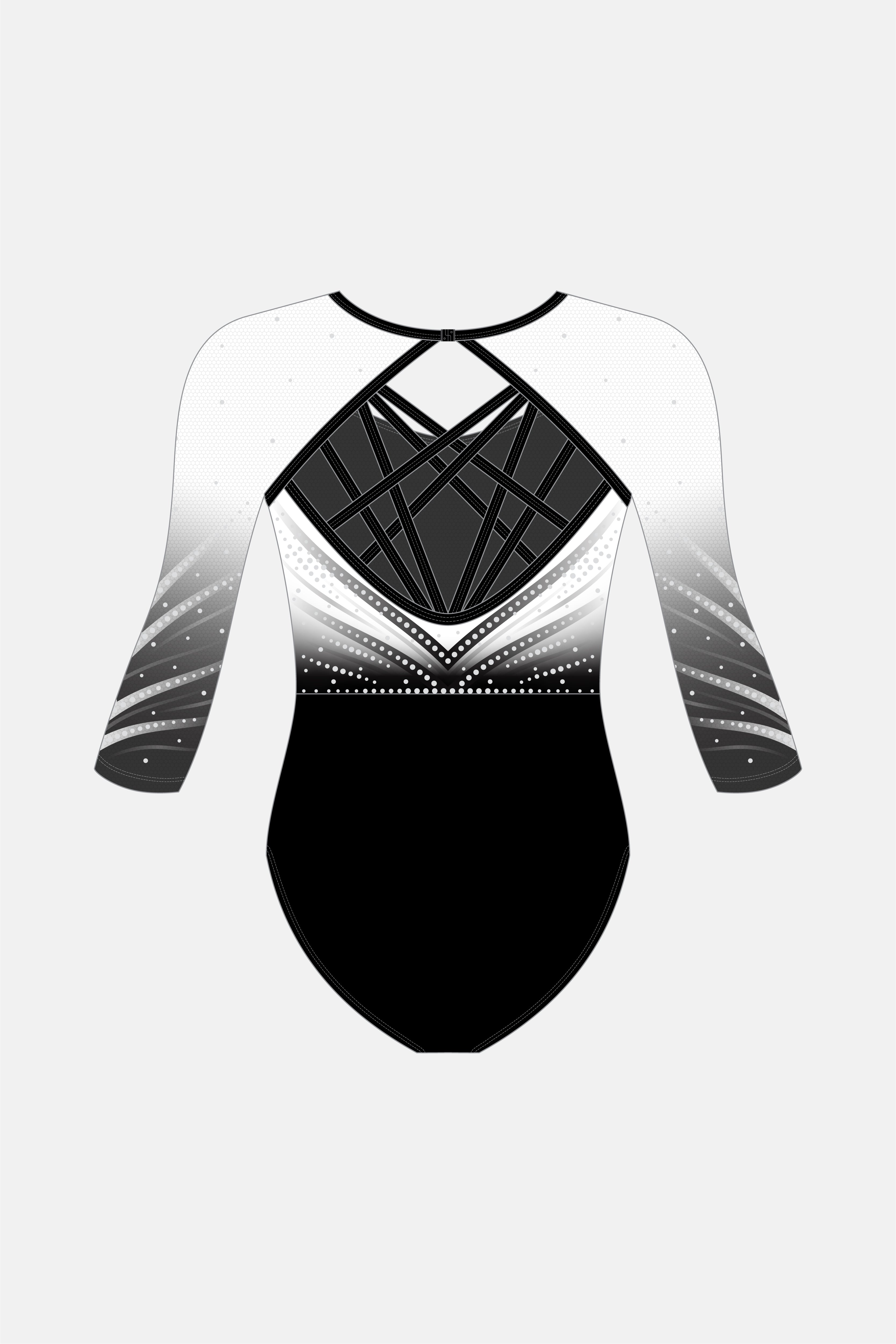 Girls L7-10 3/4 Slv Leotard