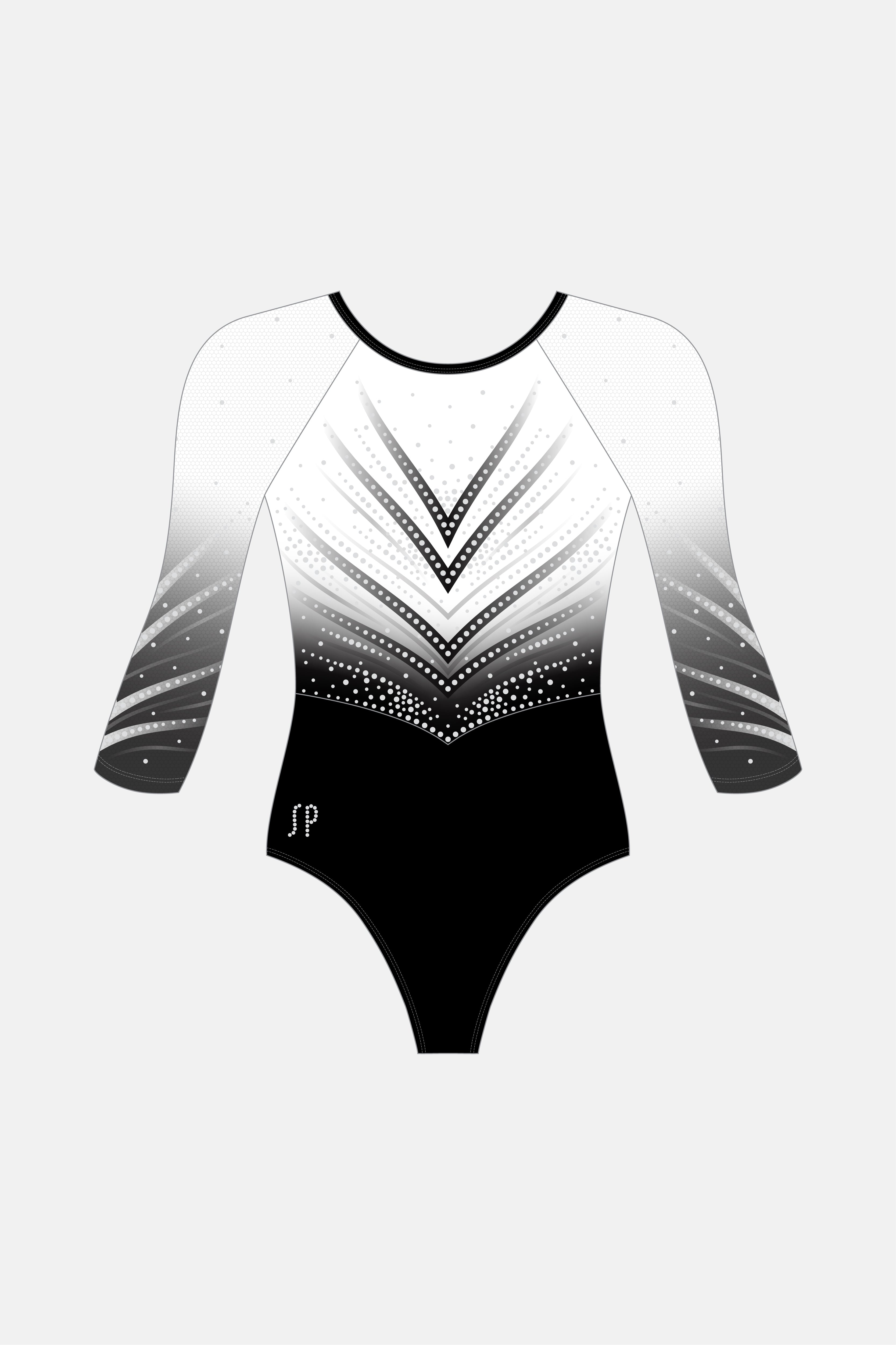 Girls L7-10 3/4 Slv Leotard