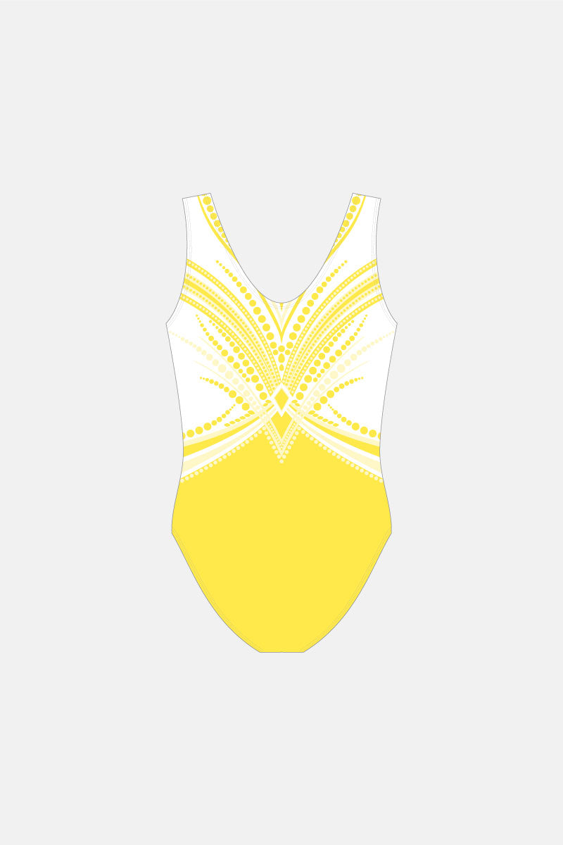 Yellow Kaleidoscope SLS Leotard