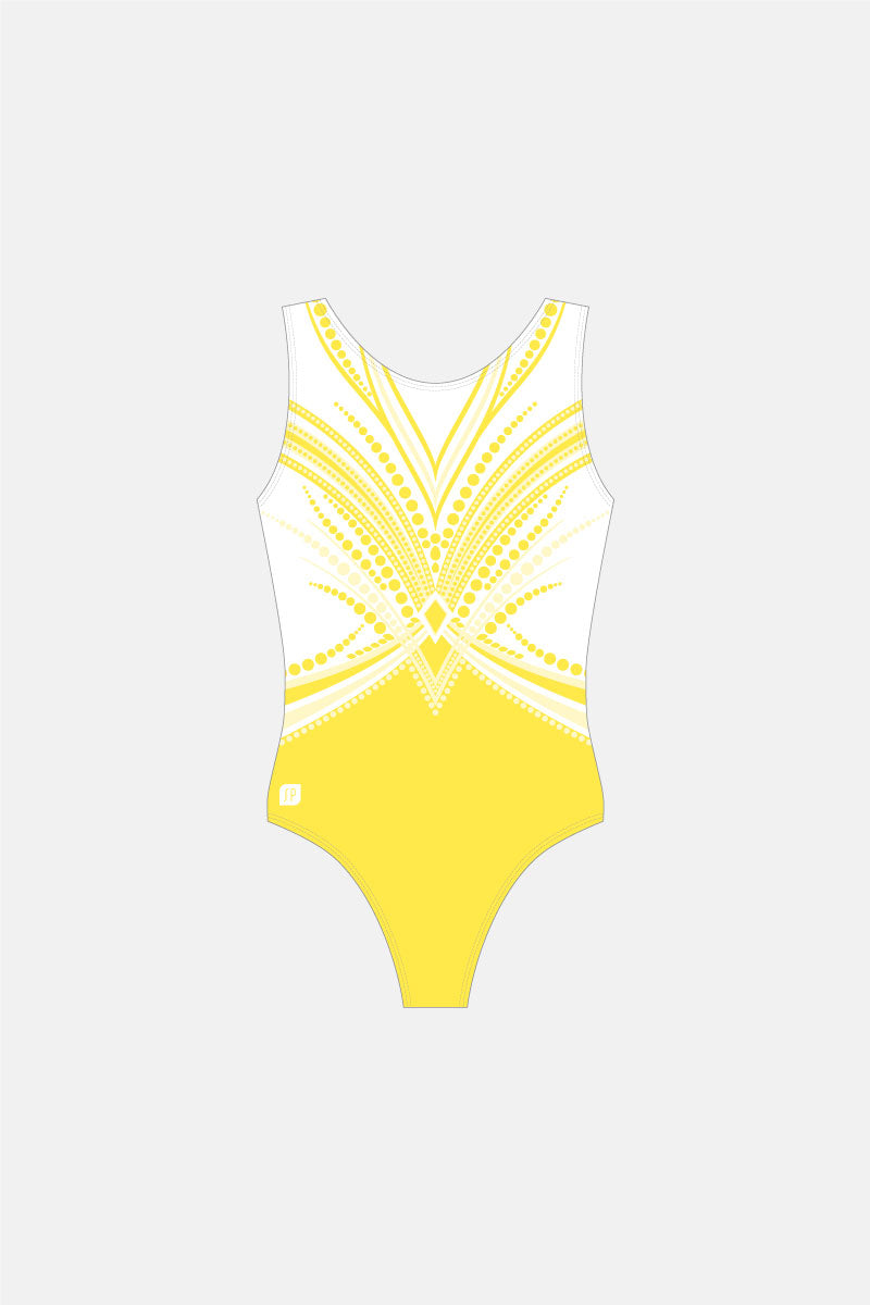 Yellow Kaleidoscope SLS Leotard