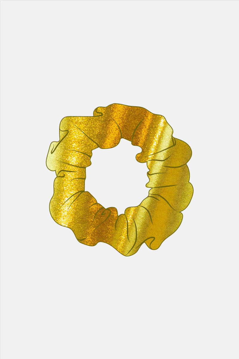 Yellow Mystique Scrunchie