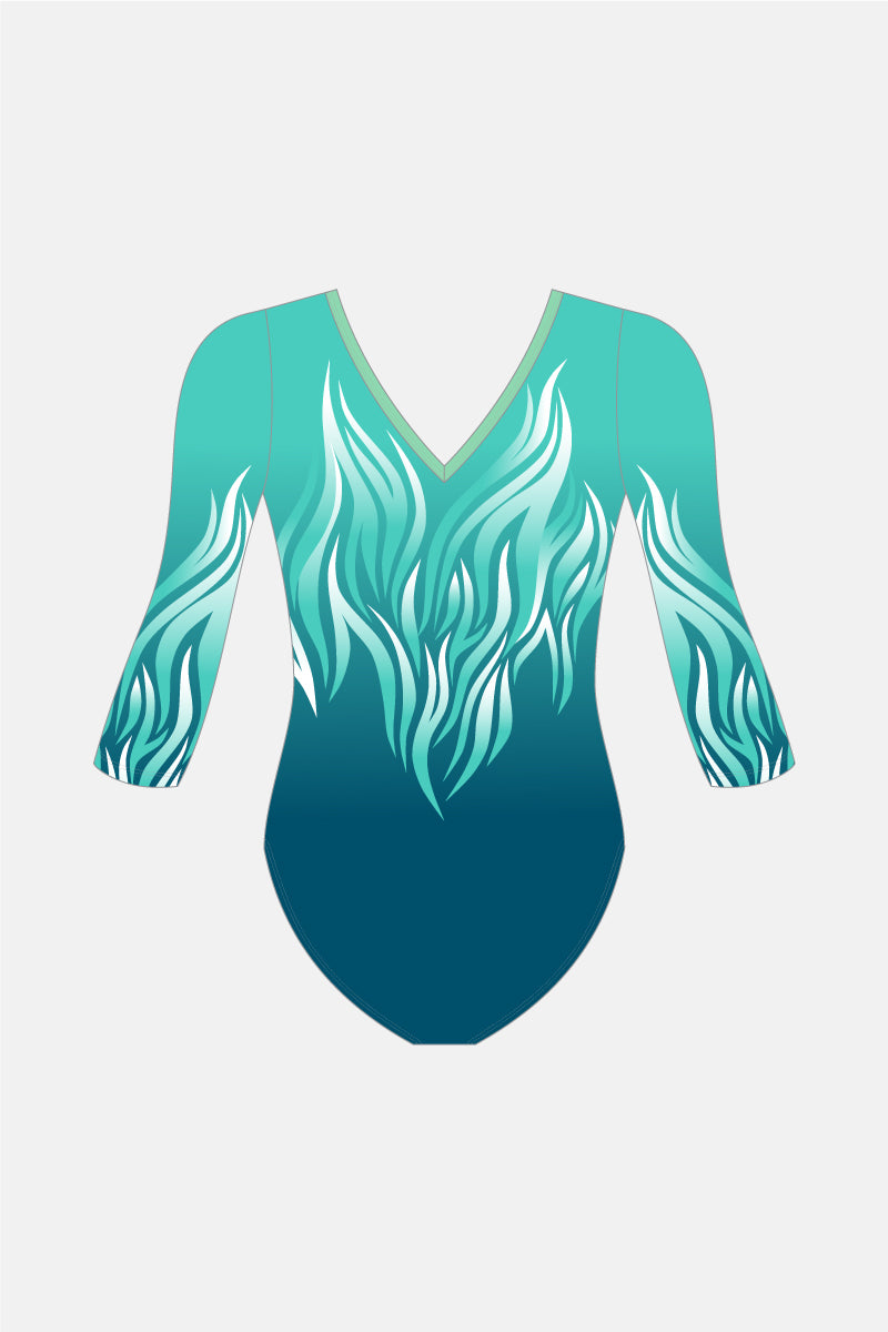 Zemira 3/4 Sleeve Leotard