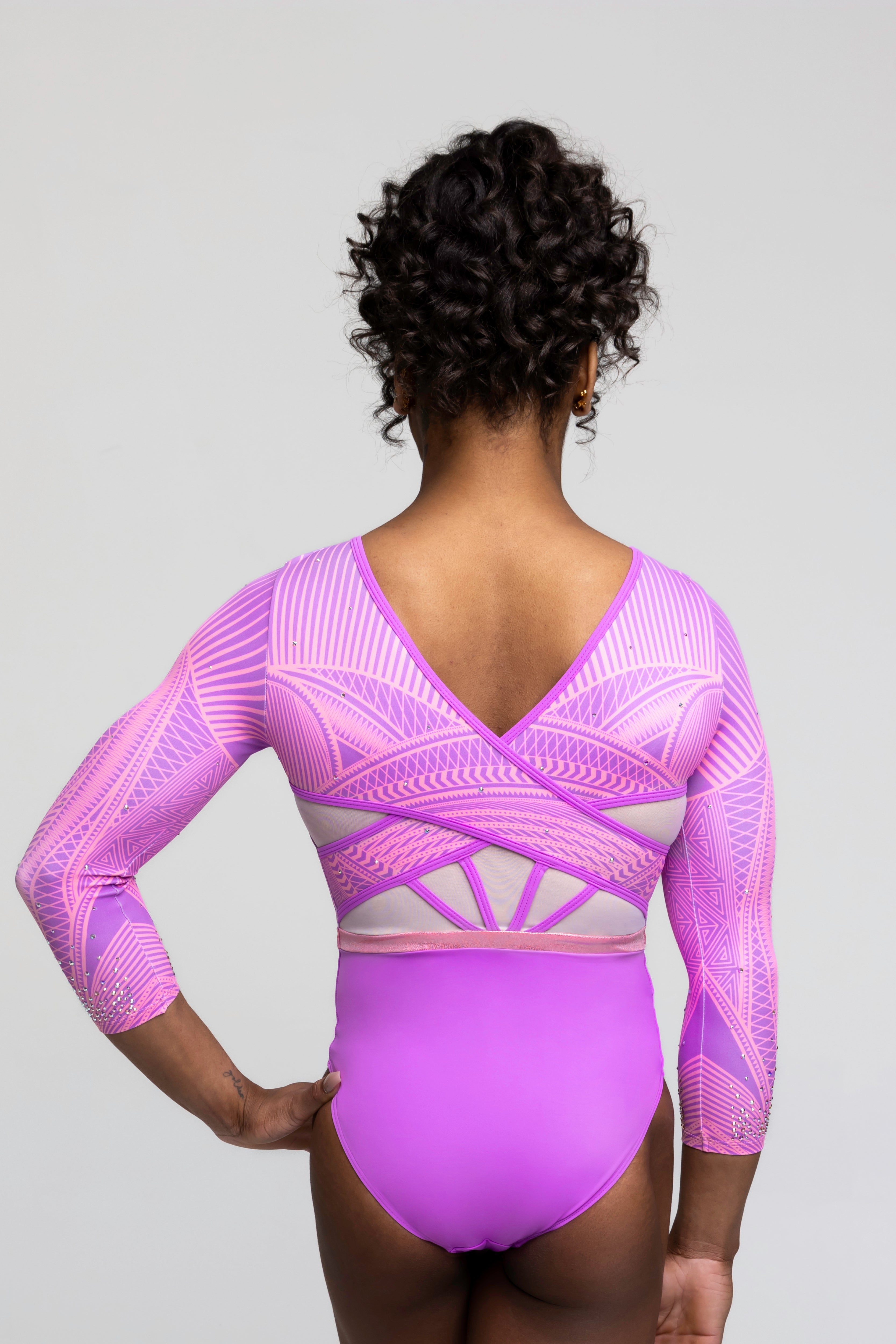 Zarina Leotard - 3Q Sleeve