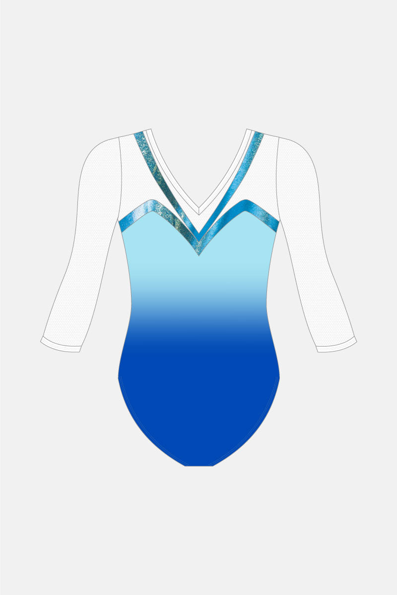 Zuri Comp 3/4 Slv Leotard