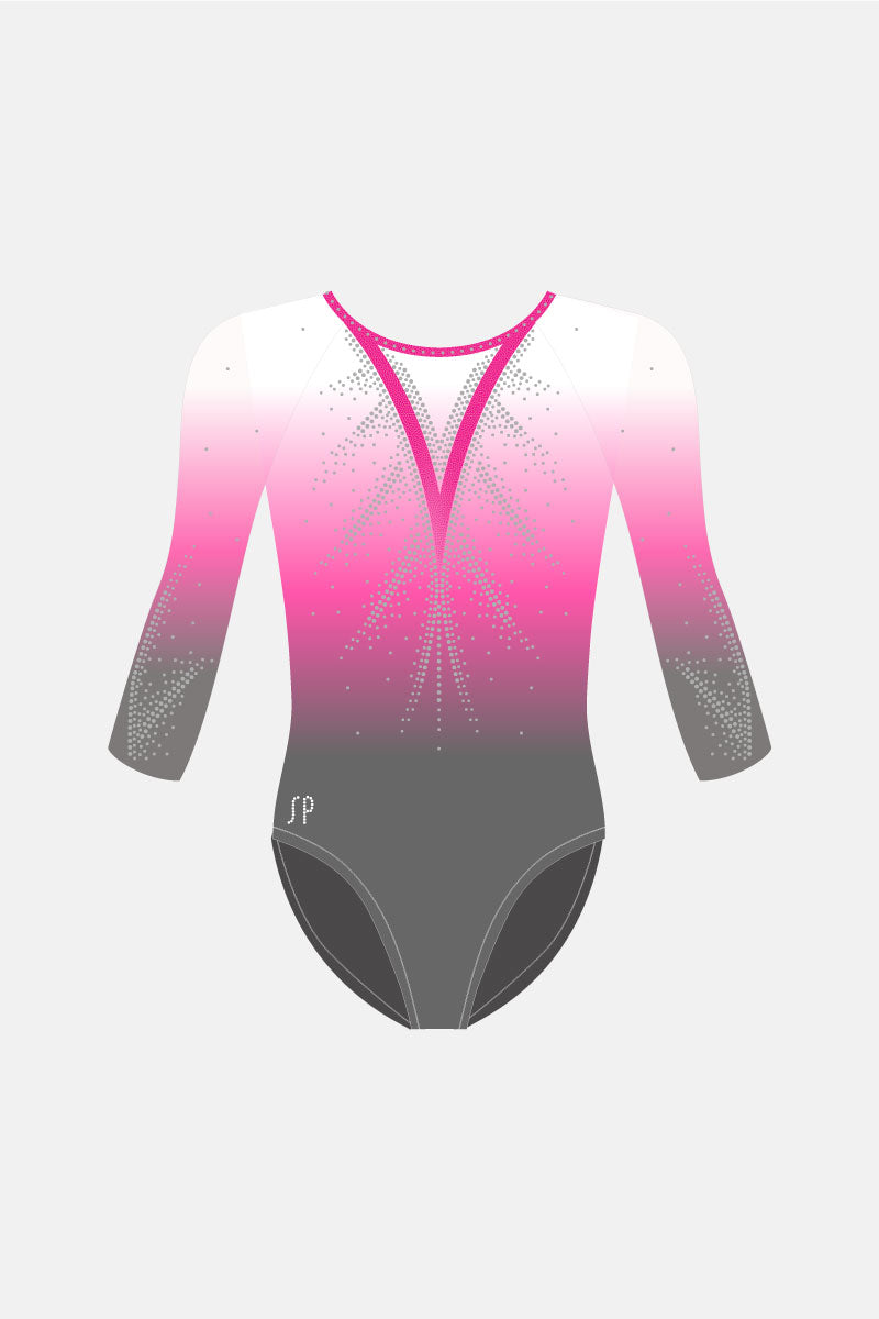 Girls Long Sleeve Comp Leotard