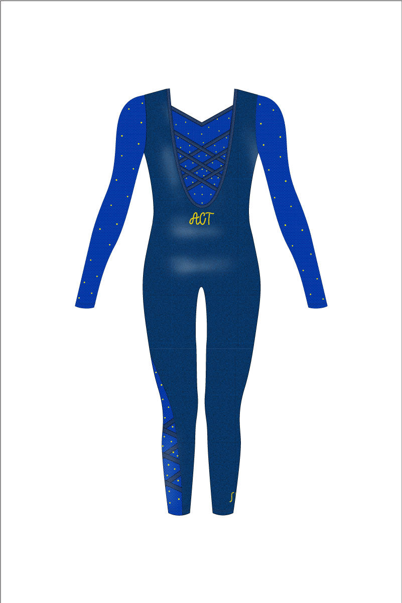 WAG Comp Long Sleeve Full Length Unitard