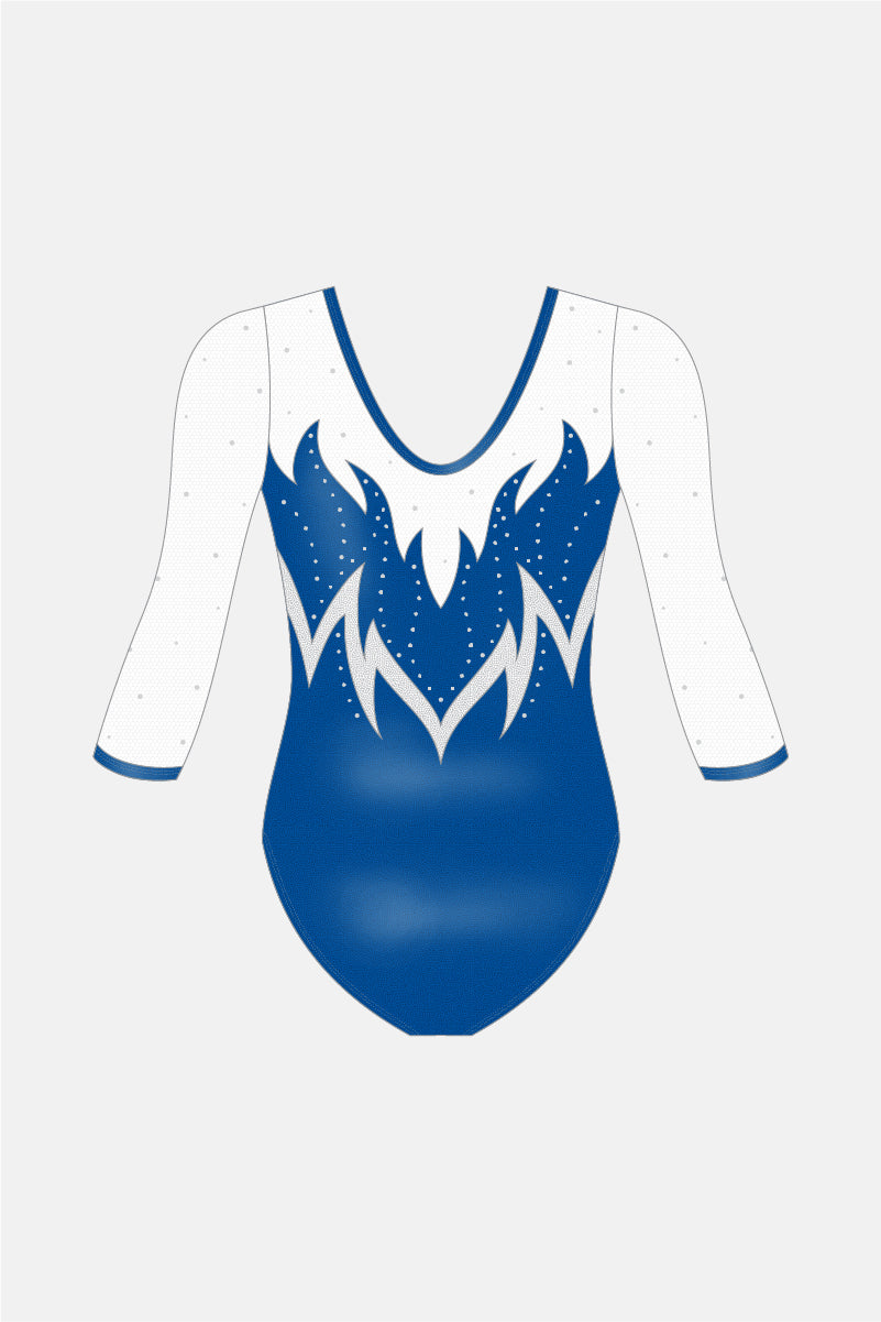 Mid Girls Competition 3/4 Slv Leotard