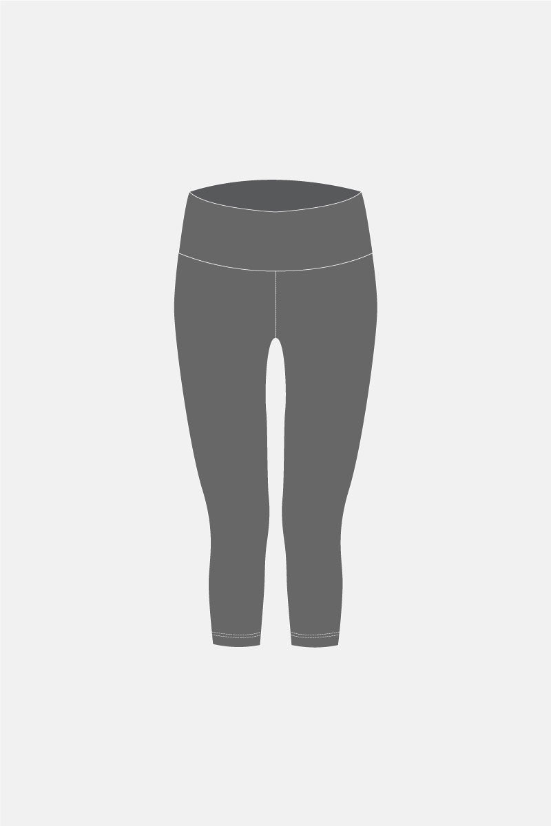 Adult High Waisted 7/8 Length Tights