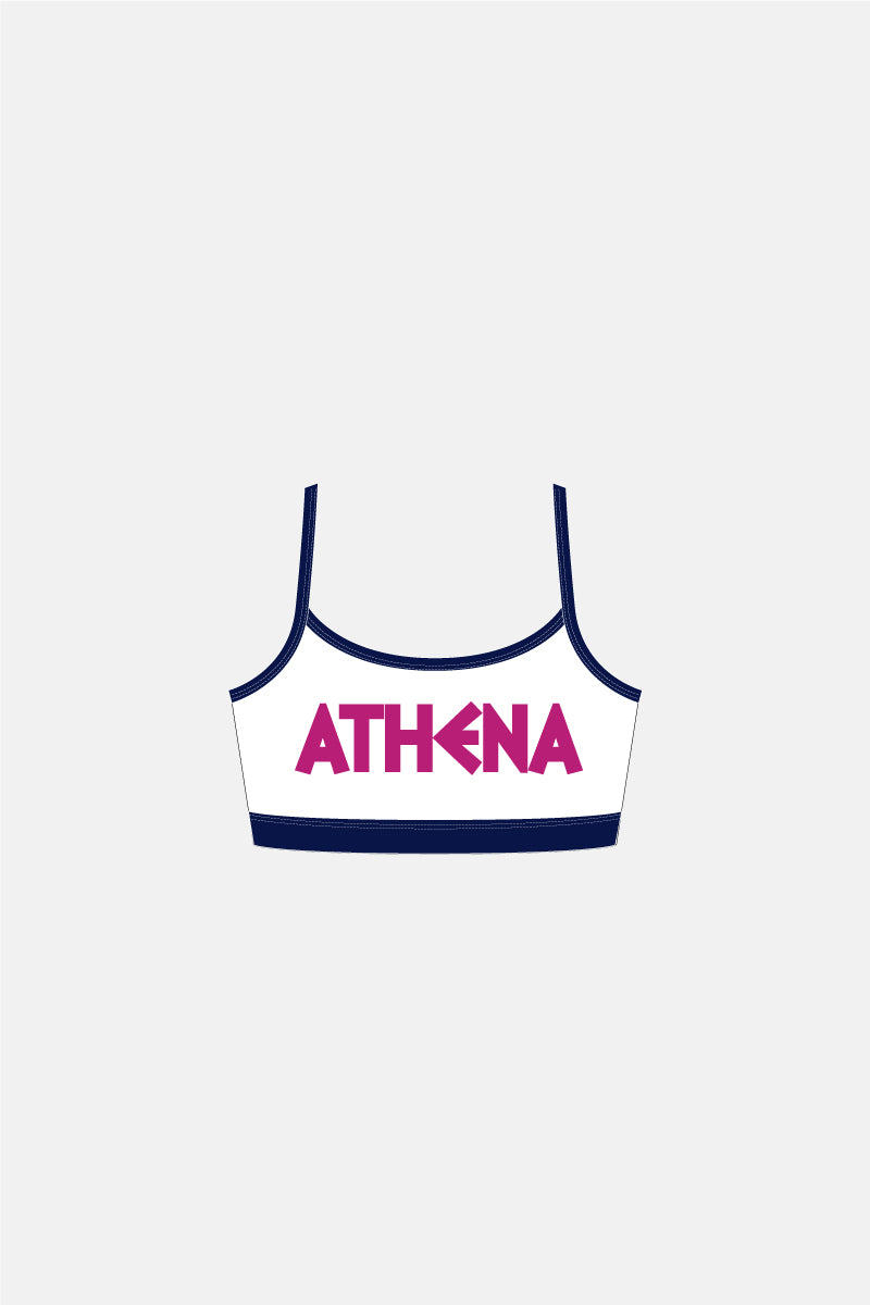 Girls Training Crop Top With Cups