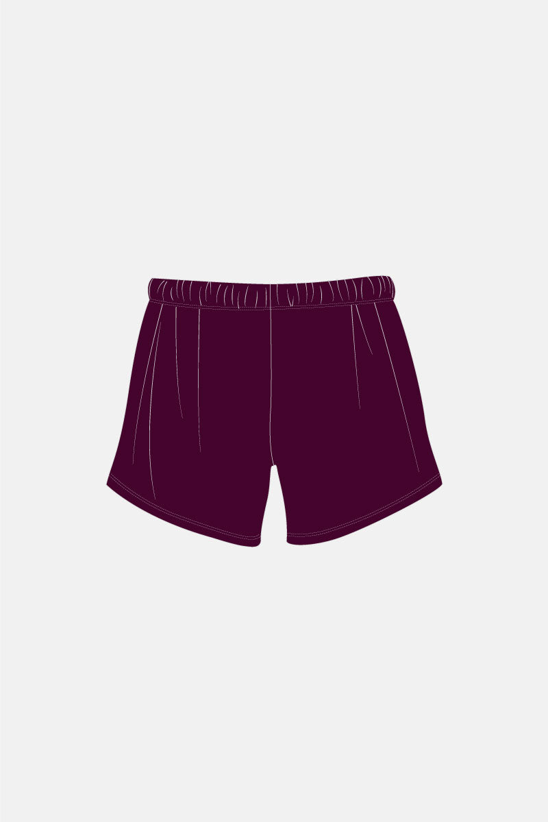 Boys Maroon Shorts