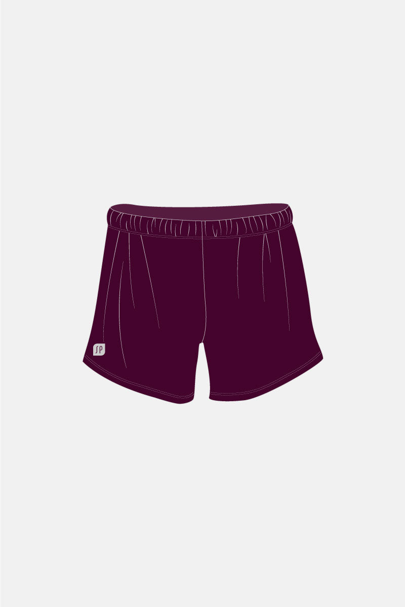 Boys Maroon Shorts