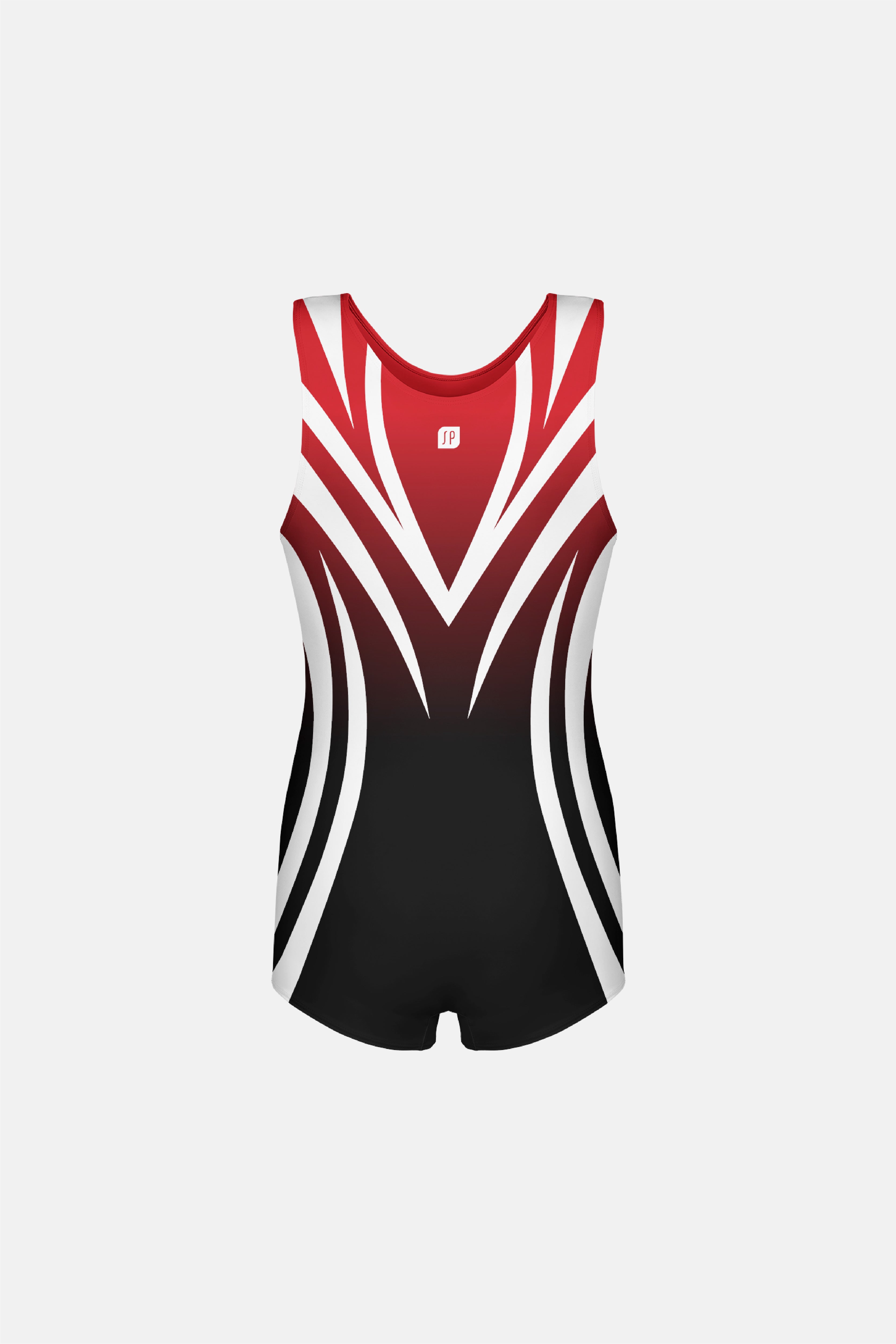 Blaze Red Boyleg Leotard