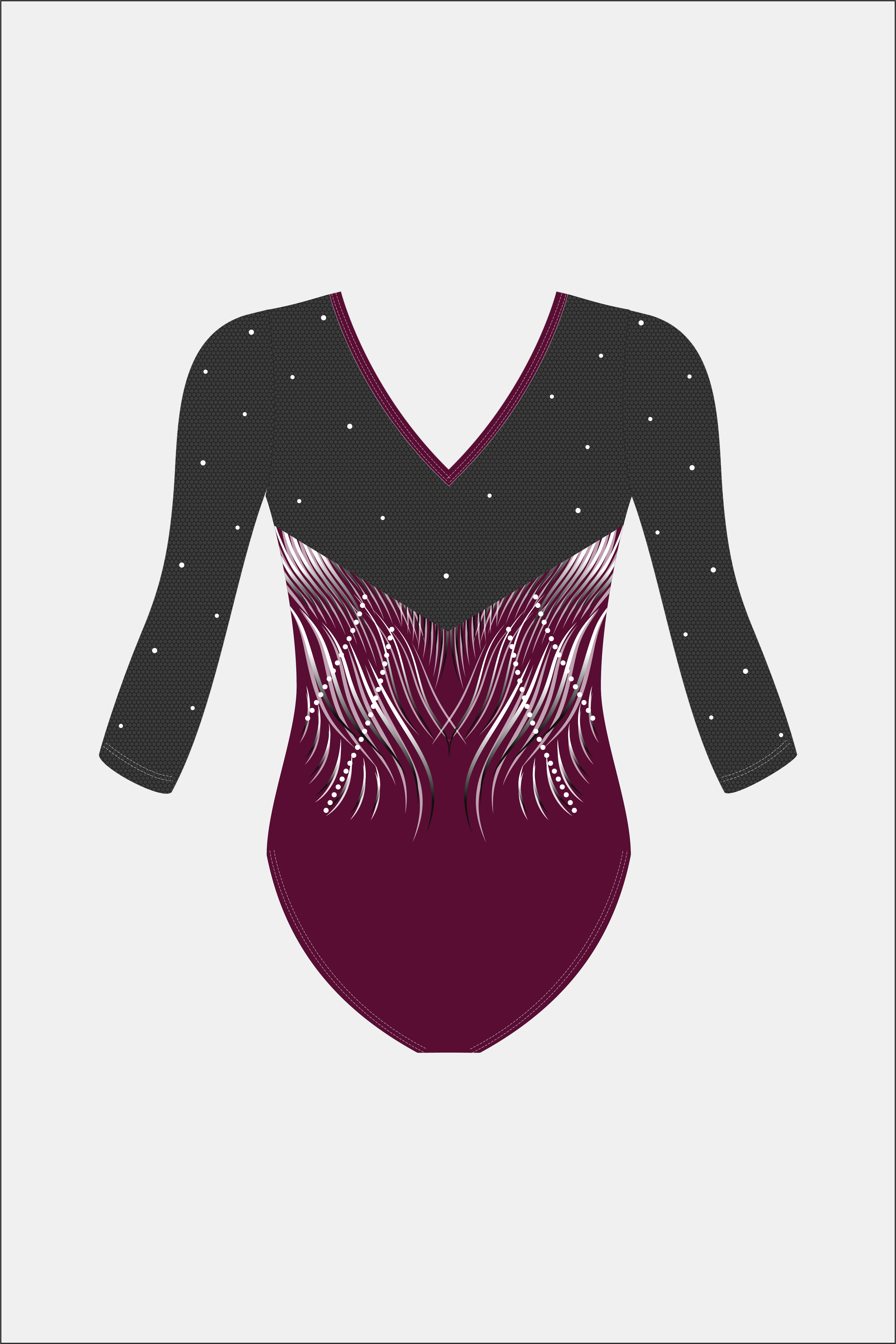 Custom 3/4 Sleeve Leotard