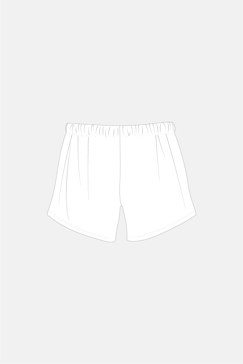 Boys White MAG Shorts