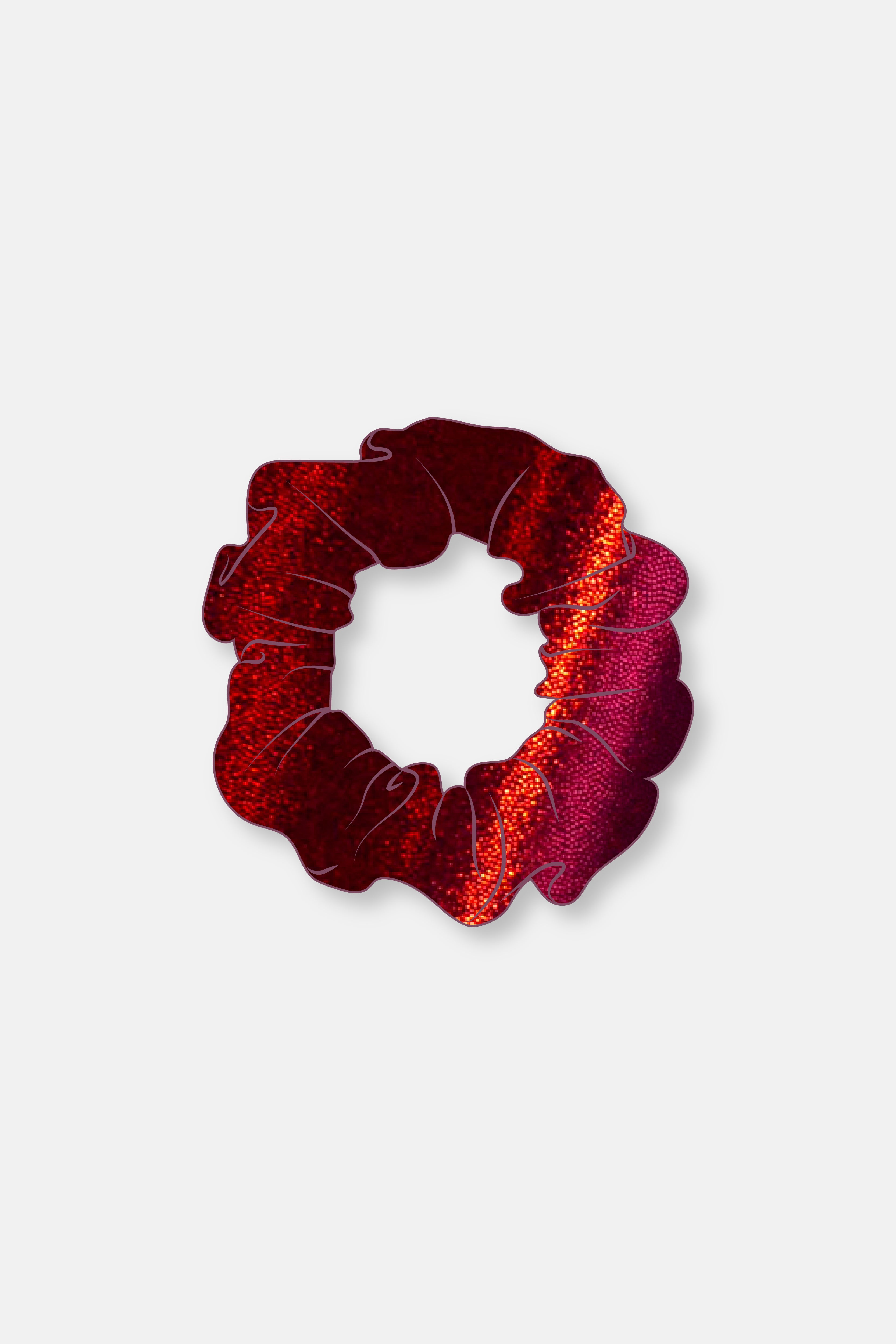 Maroon Mystique Scrunchie