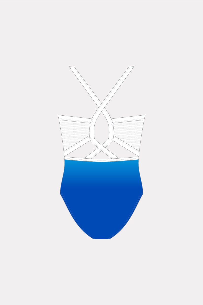 Clarion Girls Aerobic Sleeveless Leotard
