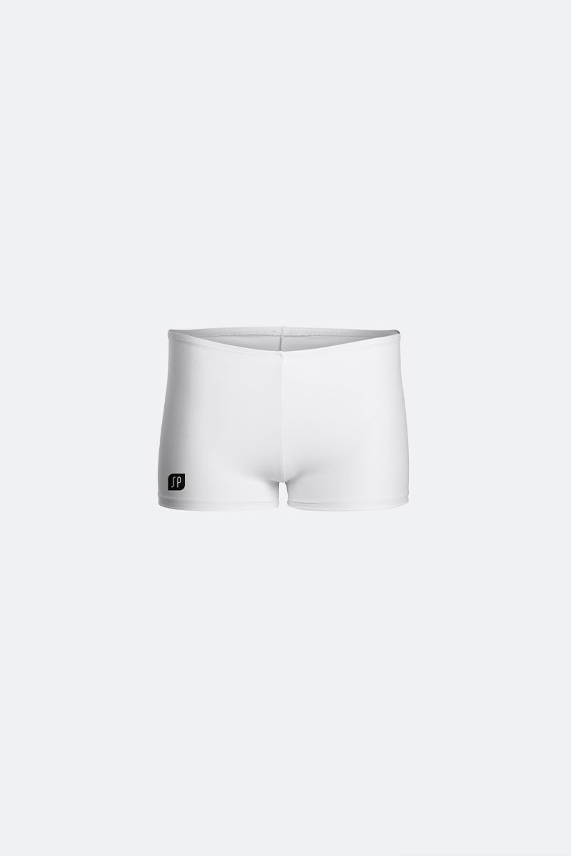 Girls White Bike Pants