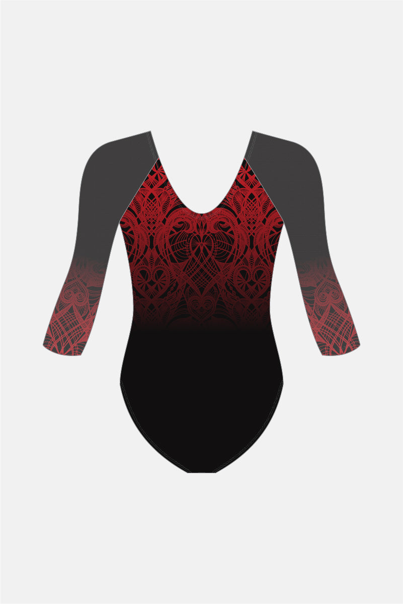 Girls Second Day 3/4 Slv Leotard