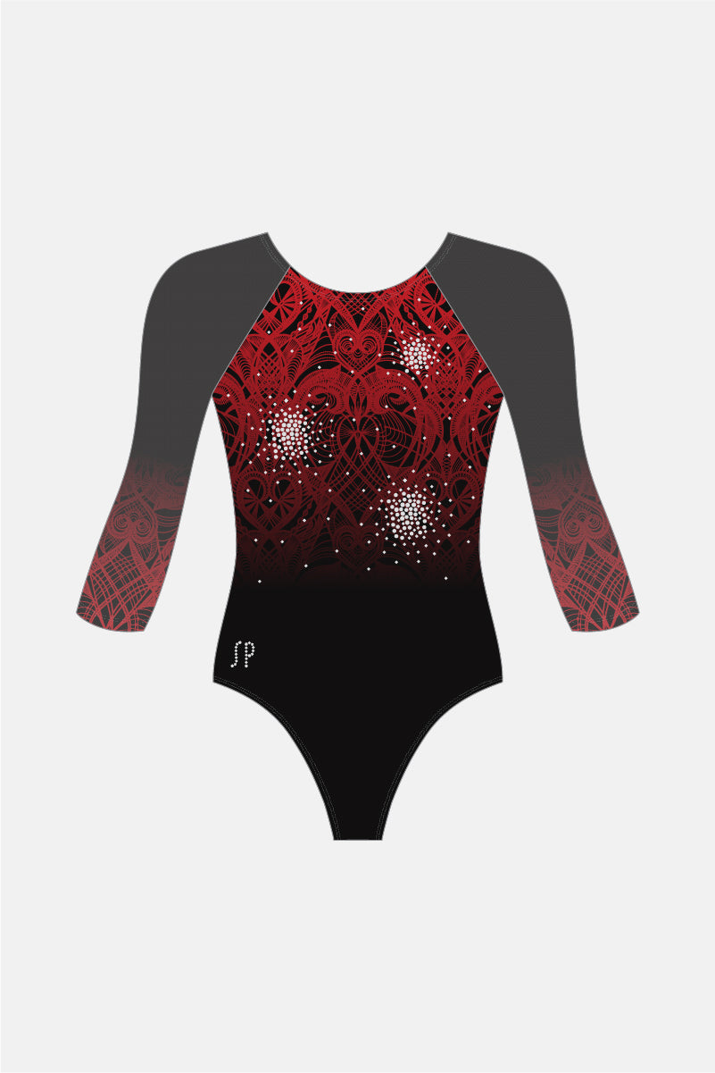 Girls Second Day 3/4 Slv Leotard