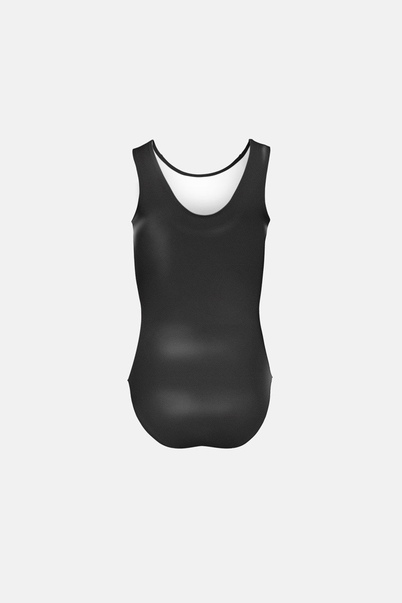 Girls Kedron Sleeveless Leotard (Black)