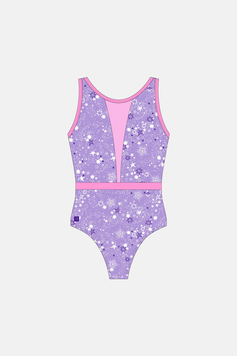 Shooting Stars Sleeveless Leotard