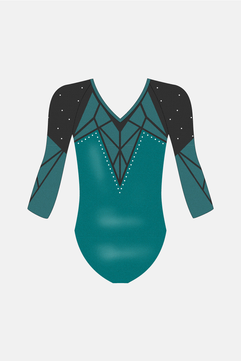 Zaylee 3/4 Sleeve Leotard