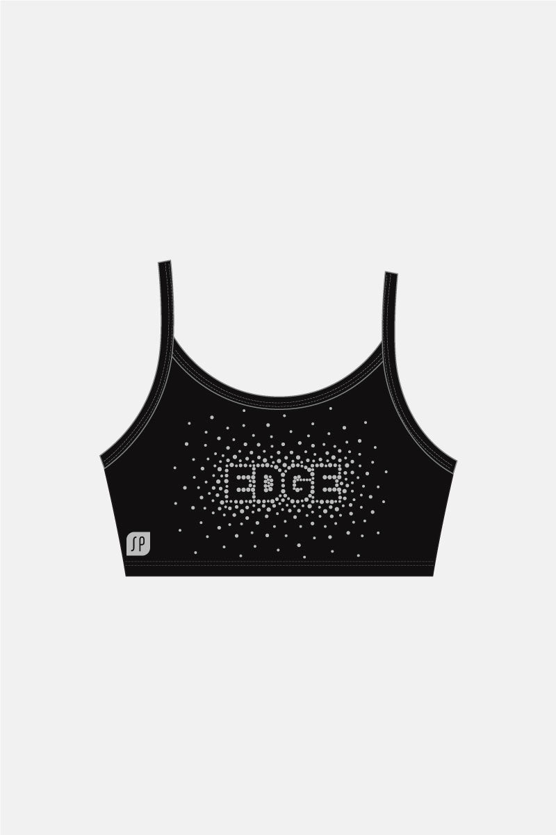 Black Matt Crop Top