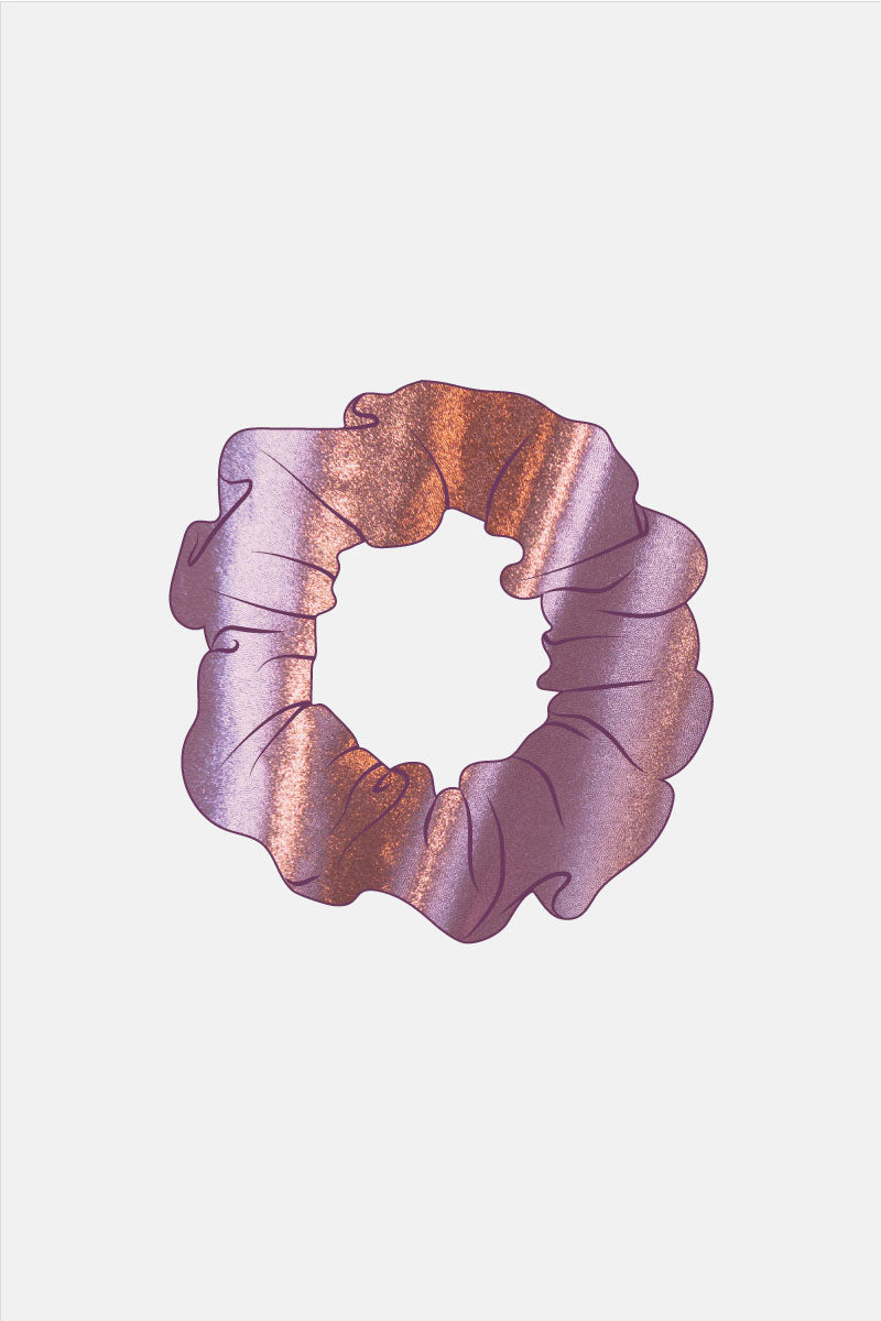 Rose Gold Mystique Scrunchie