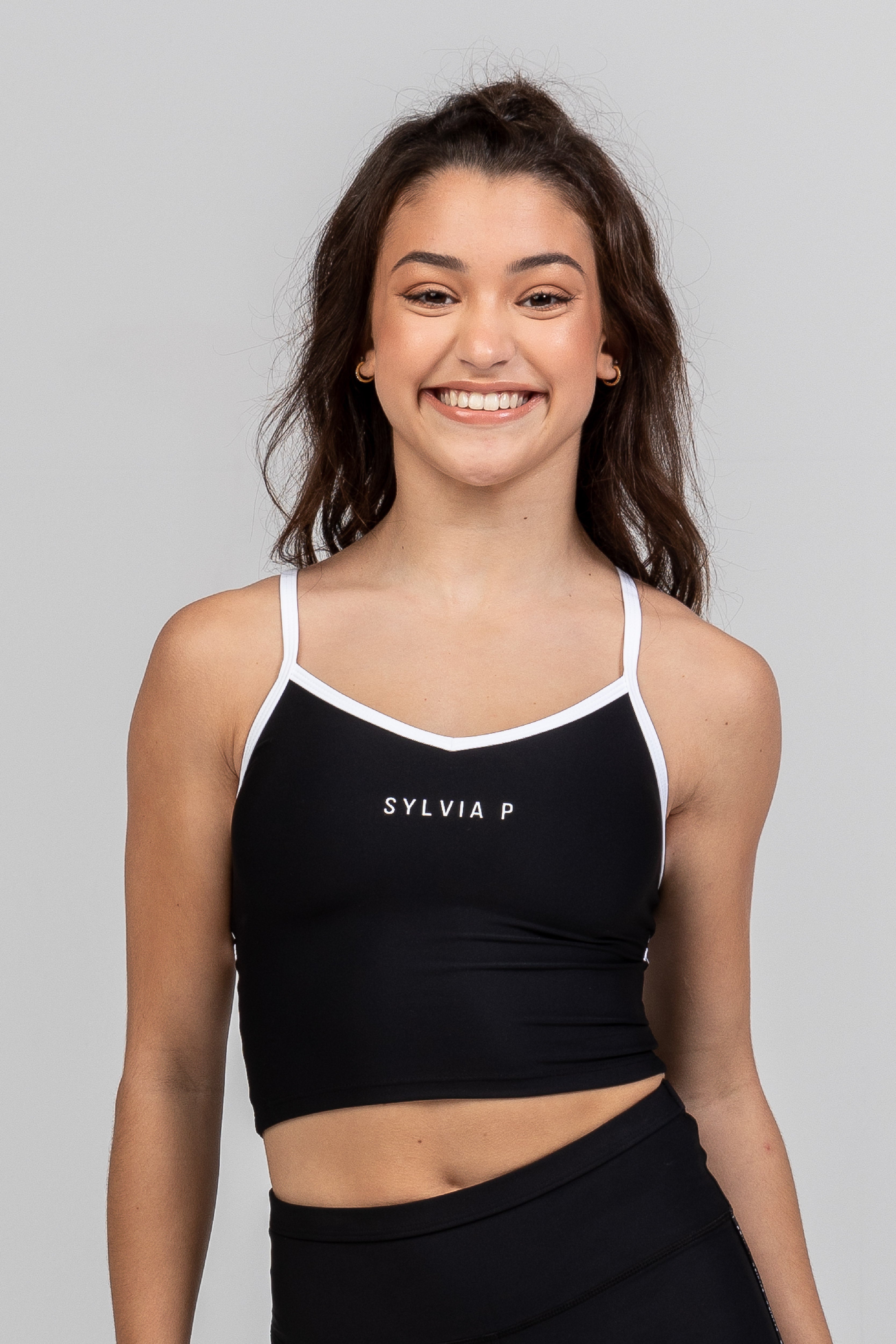 The Original Cropped Singlet - Black