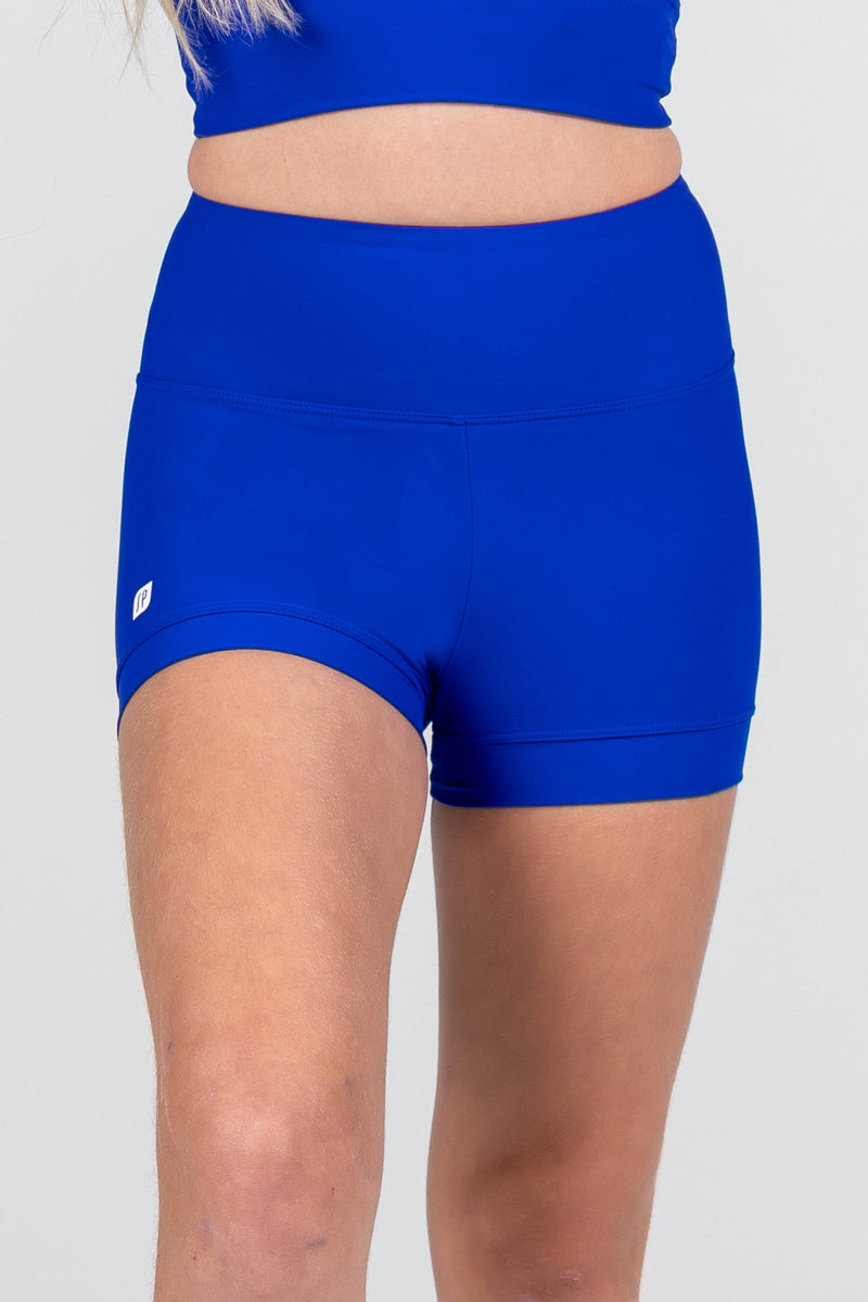 Royal Hi-Waisted Short by Sylvia P Sportswear – SylviaP Sportswear