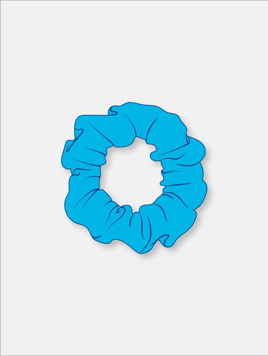Ultramarine Matt Scrunchie