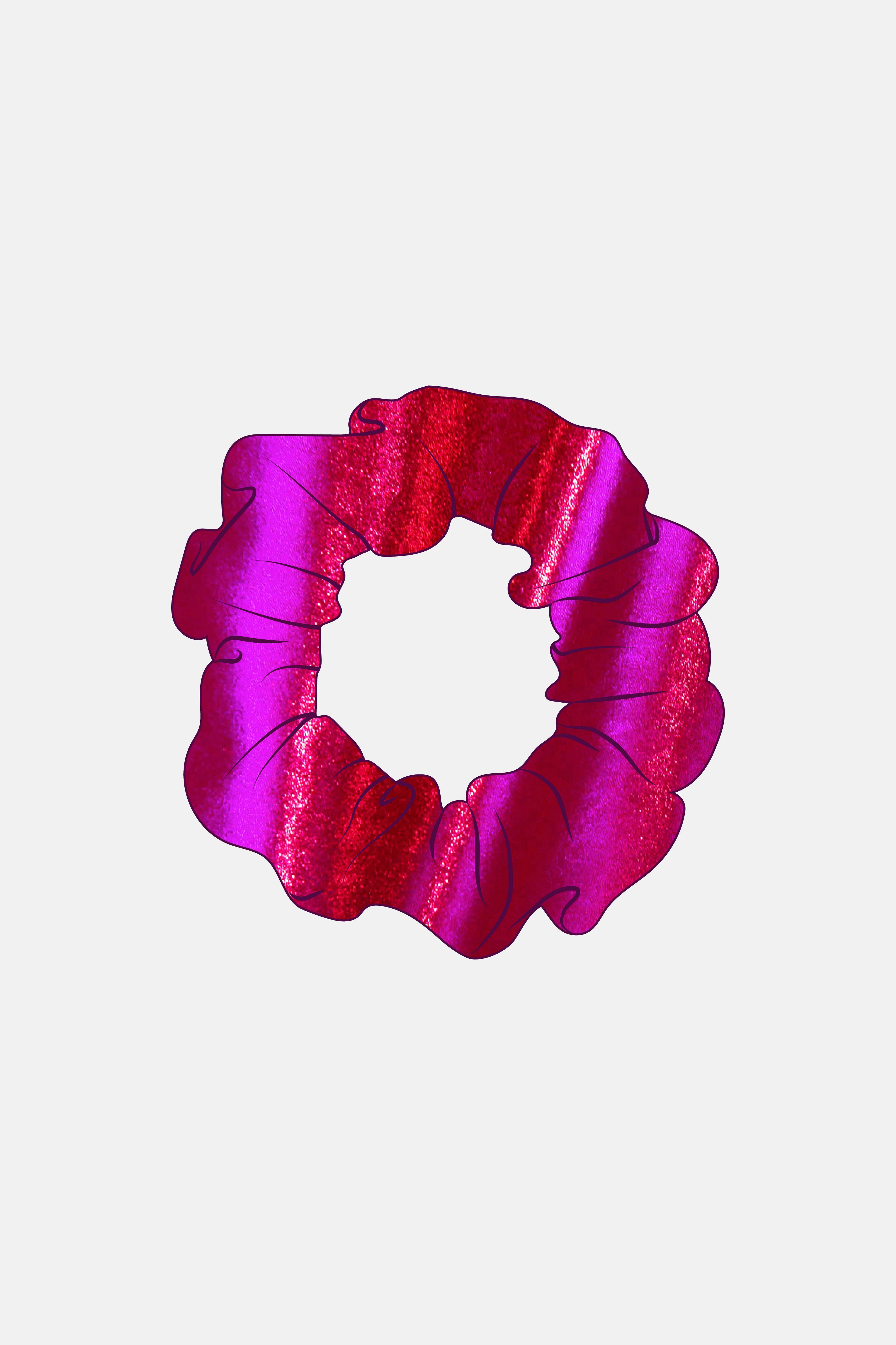 Fuchsia Mystique Scrunchie