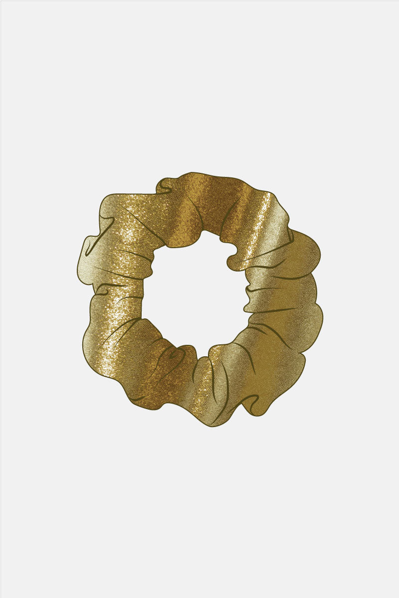 Gold Mystique Scrunchie