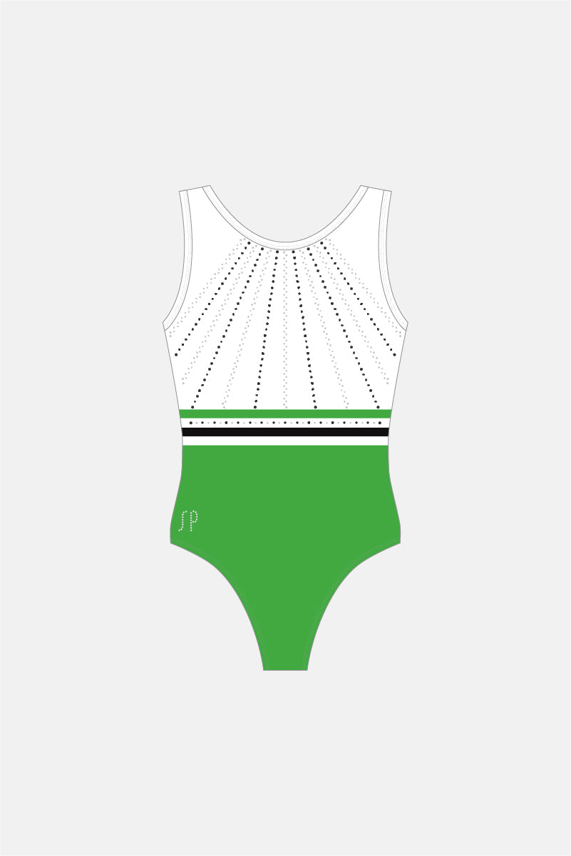 Double Stripe Sleeveless Leotard