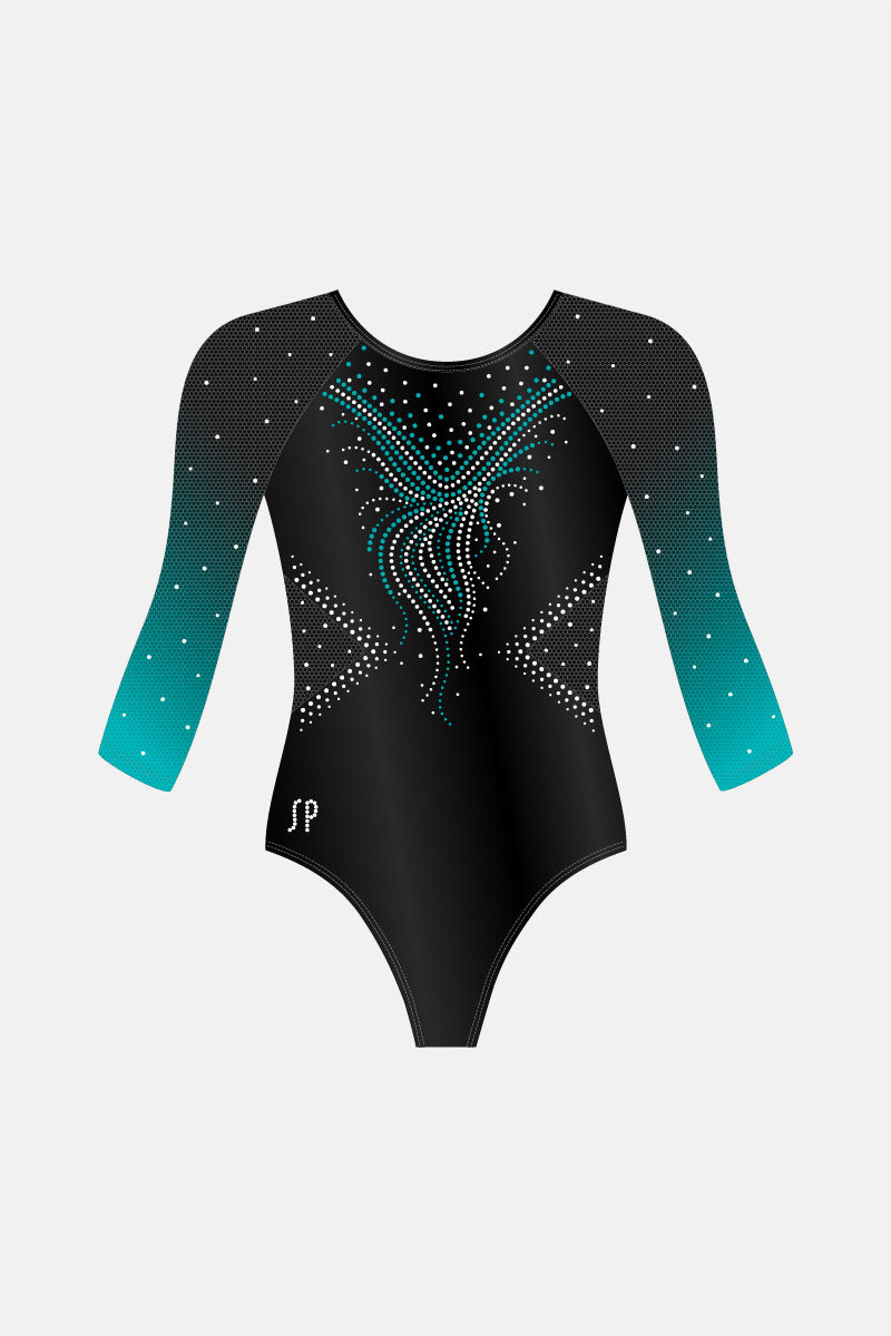 Tas 3/4 Sleeve Comp Leotard