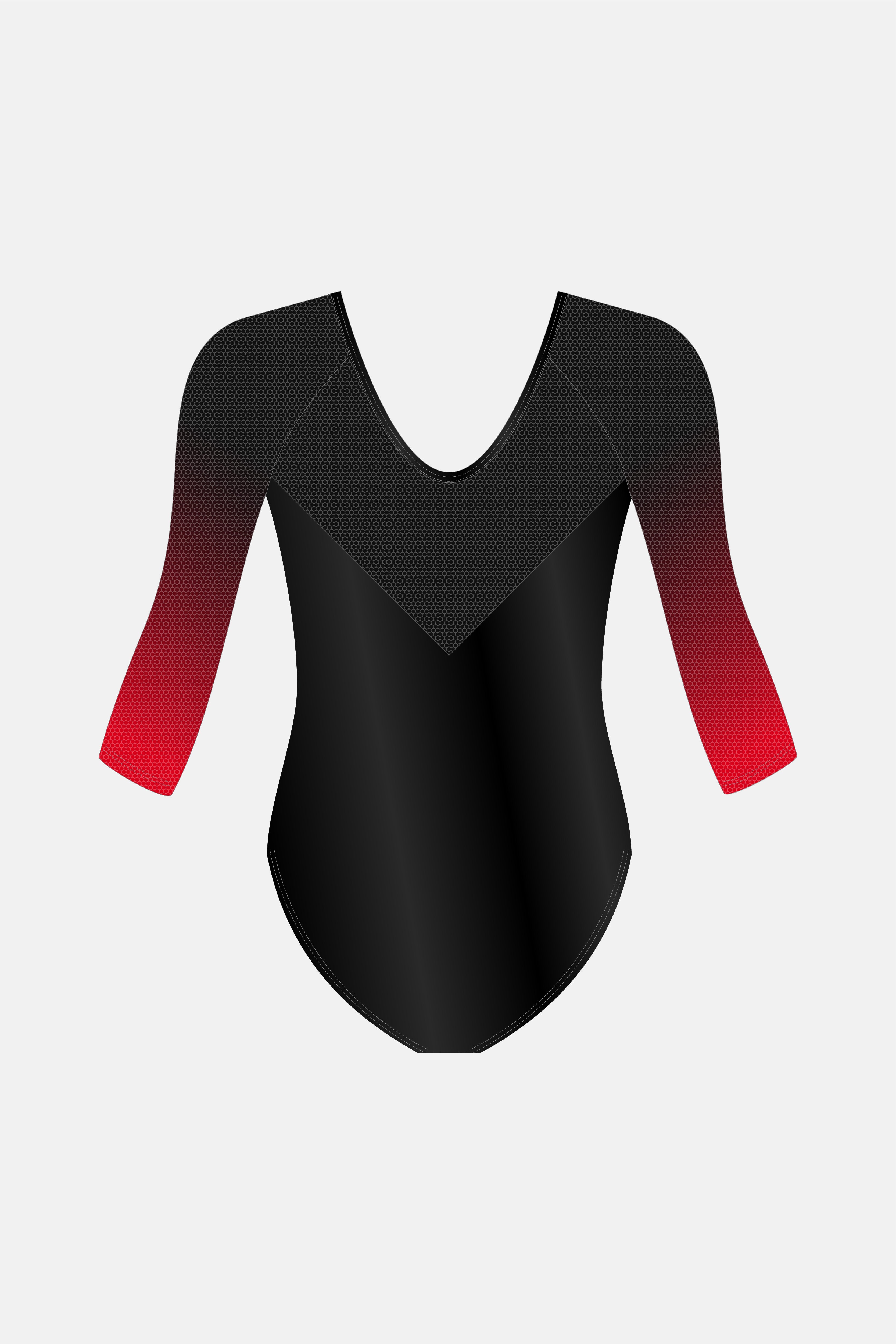 Girls Tramp 3/4 Sleeve Leotard
