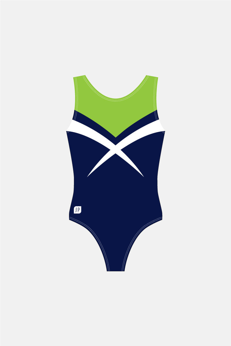 Girls Team Spirit Sleeveless Leotard
