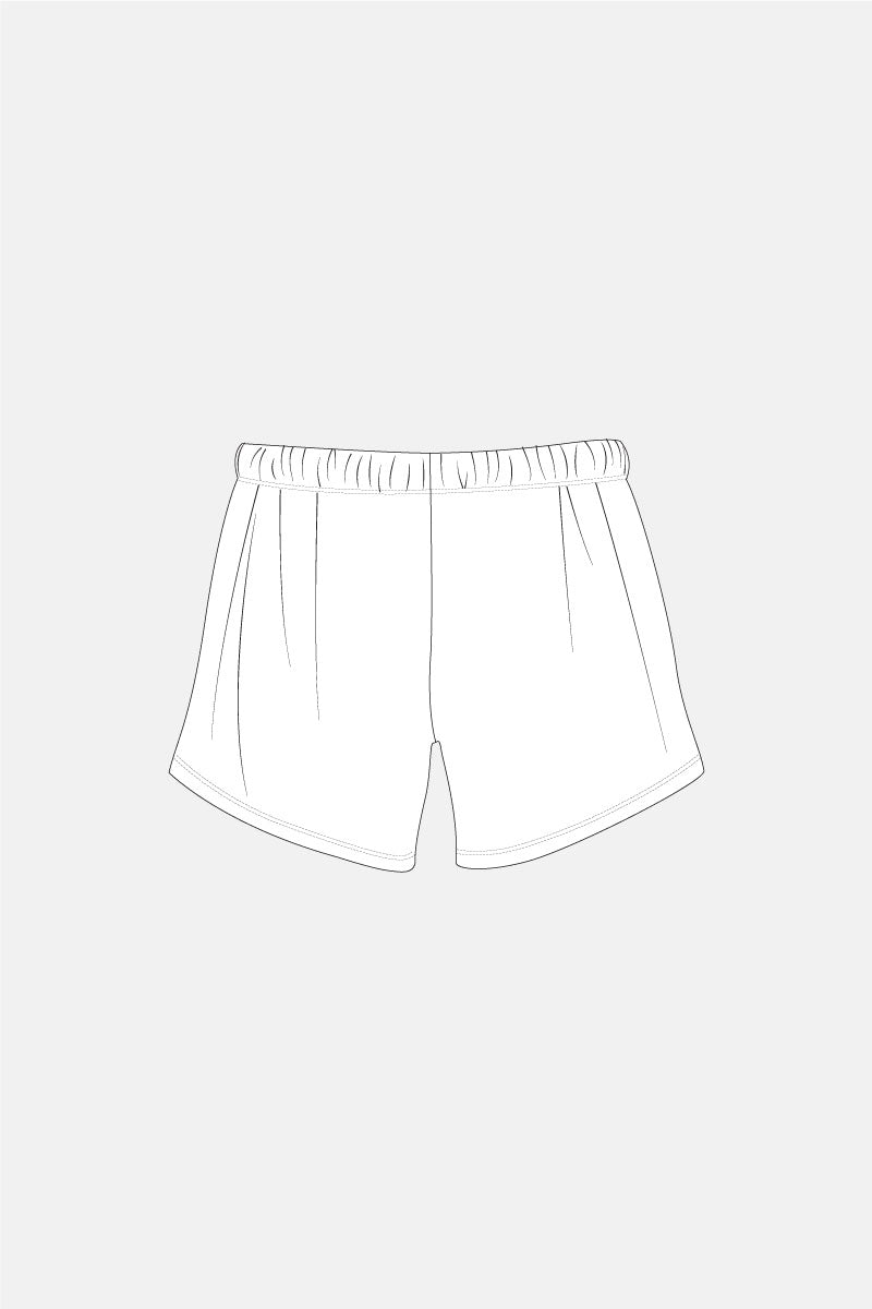 White MAG Shorts