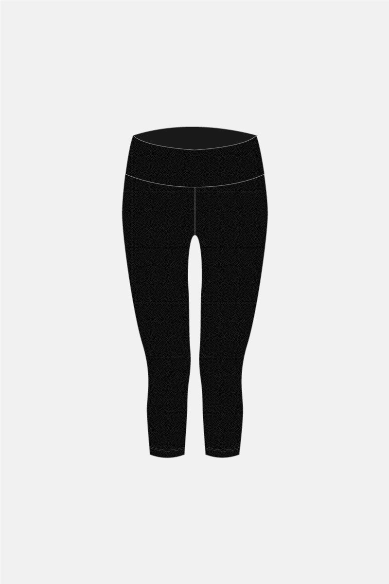 Black Mystique 7/8 Length Tights