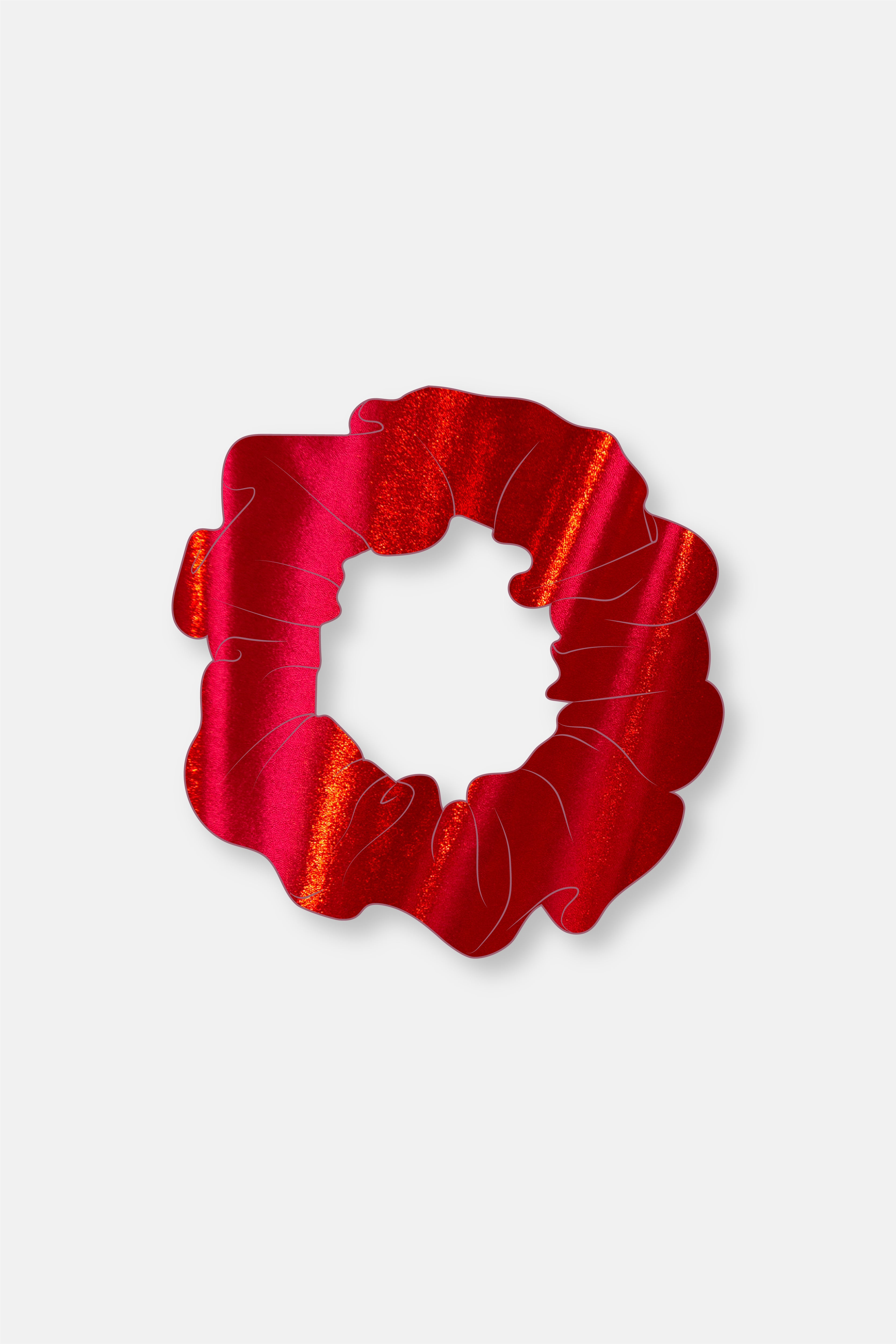 Red Mystique Scrunchie