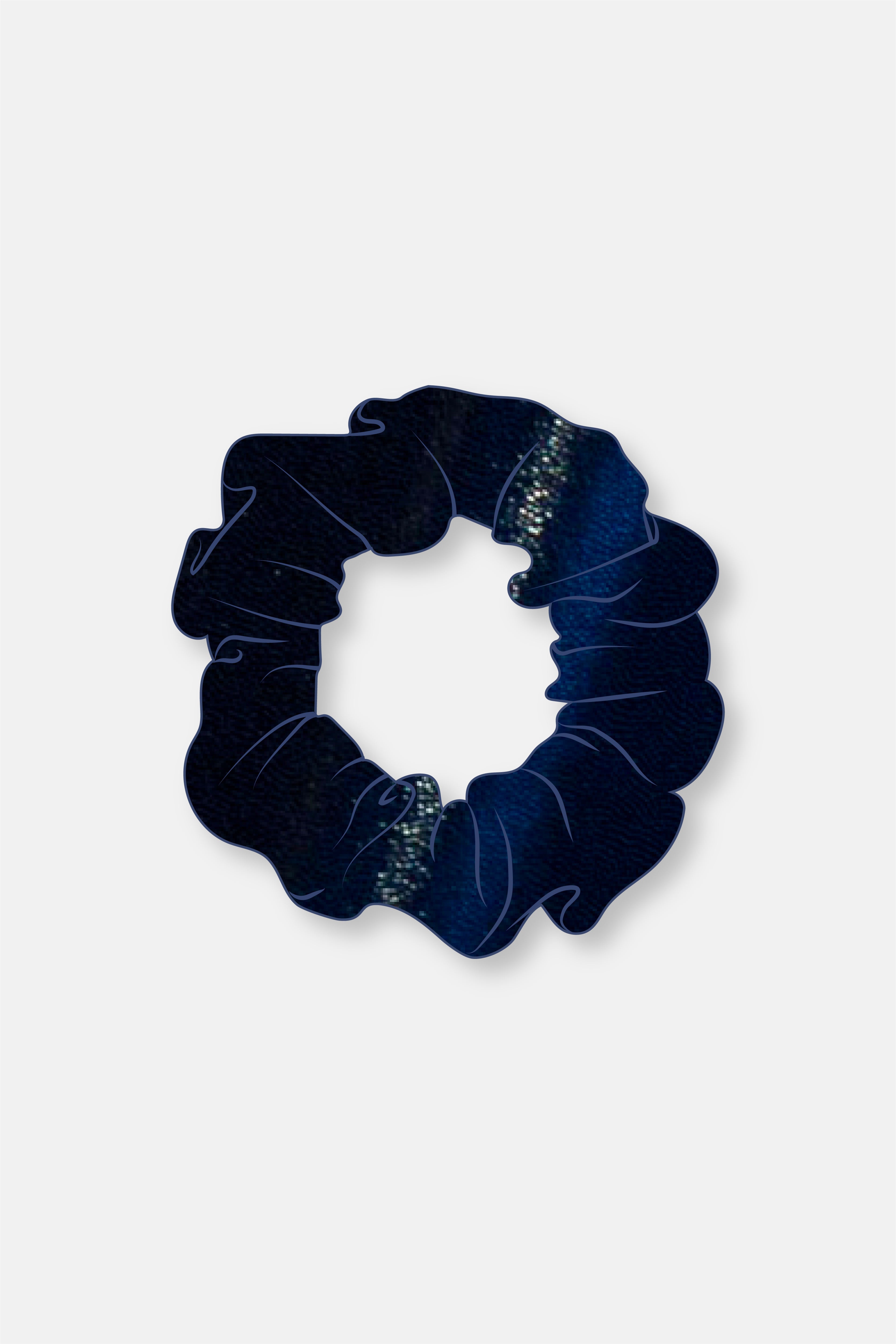 Girls Navy Myst Scrunchie