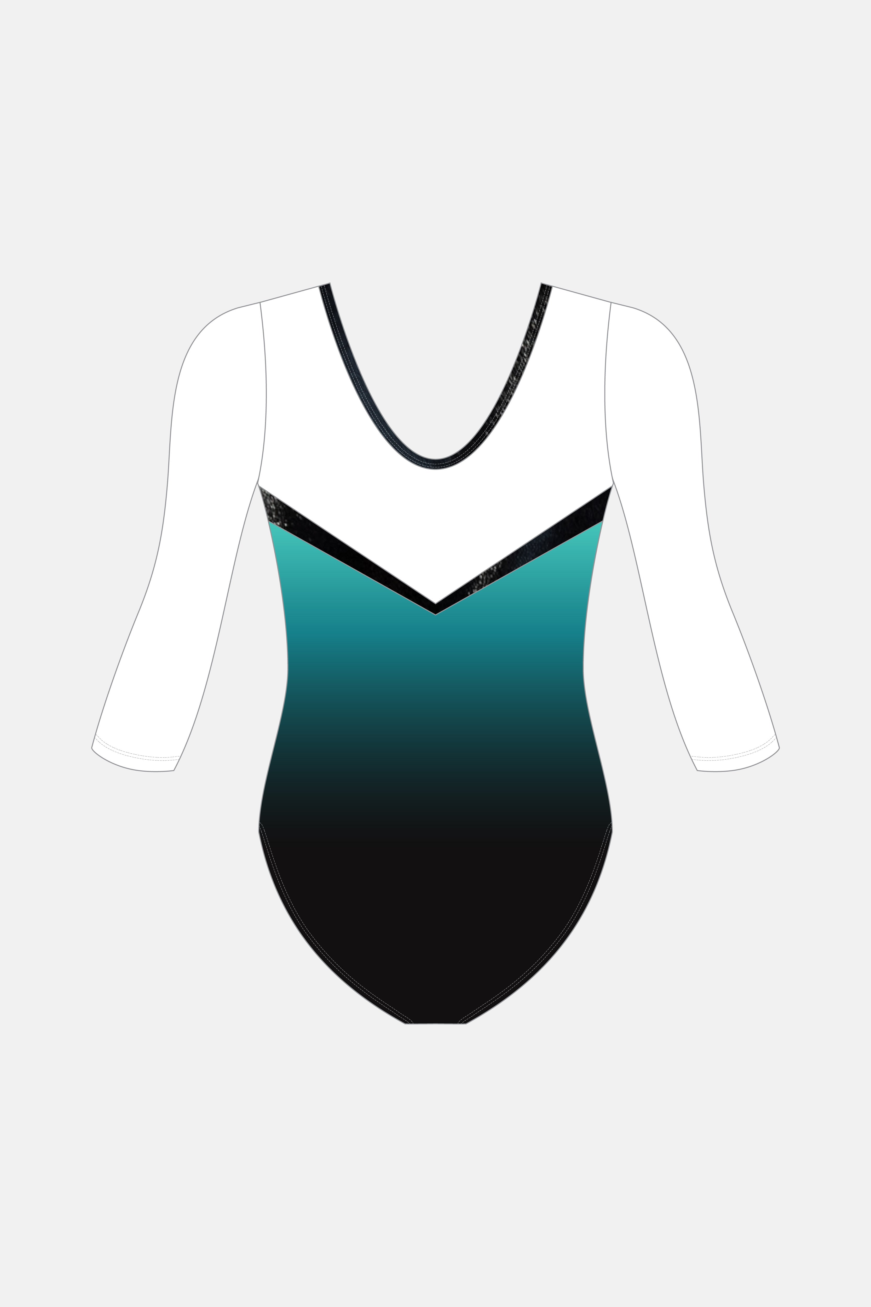 Luceila 3/4 Sleeve Leotard